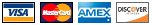 We accept every major credit card including visa, mastercard, american express and discover