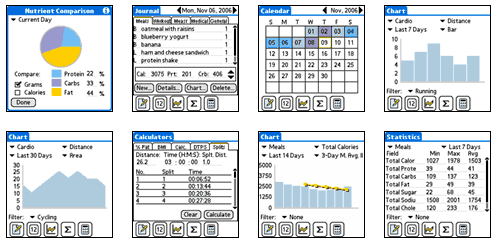 Weightmania Mobile Screens
